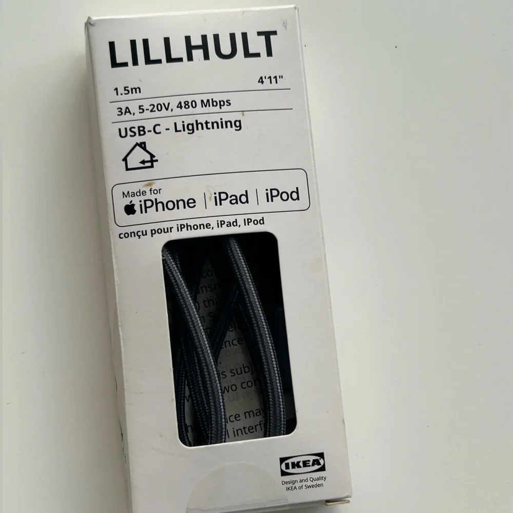 IKEA LILLHULT USB-C to Lightning Cable